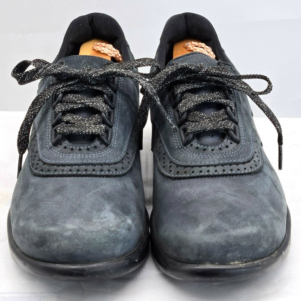SAS Walk Easy Indigo Blue Nubuck Leather Lace-Up Oxford Shoes Women's 9N